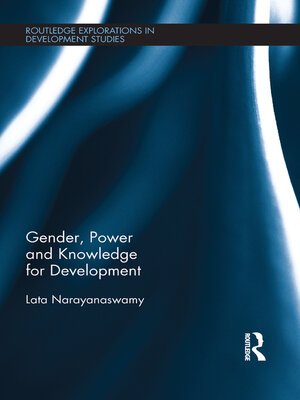 cover image of Gender, Power and Knowledge for Development